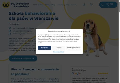 Pies w Emocjach Anna Dziełak